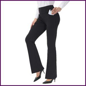 High Waist Bootcut Yoga Pants Flare Leggings Workout Dress Pants